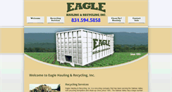 Desktop Screenshot of eaglehauling.com