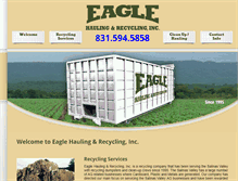 Tablet Screenshot of eaglehauling.com